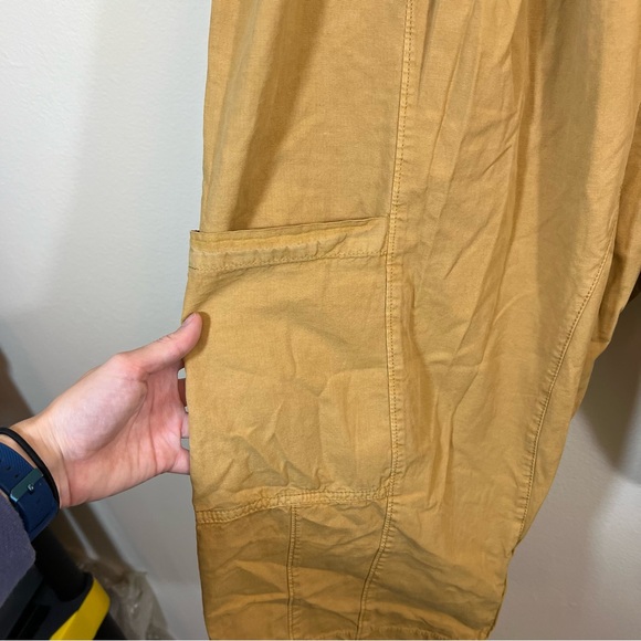 Free People Kahlani Harem Pull-On Pants Gold Medium NWT - Picture 8 of 15